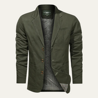 Marshall | Lightweight Cotton Single-Breasted Blazer for Men