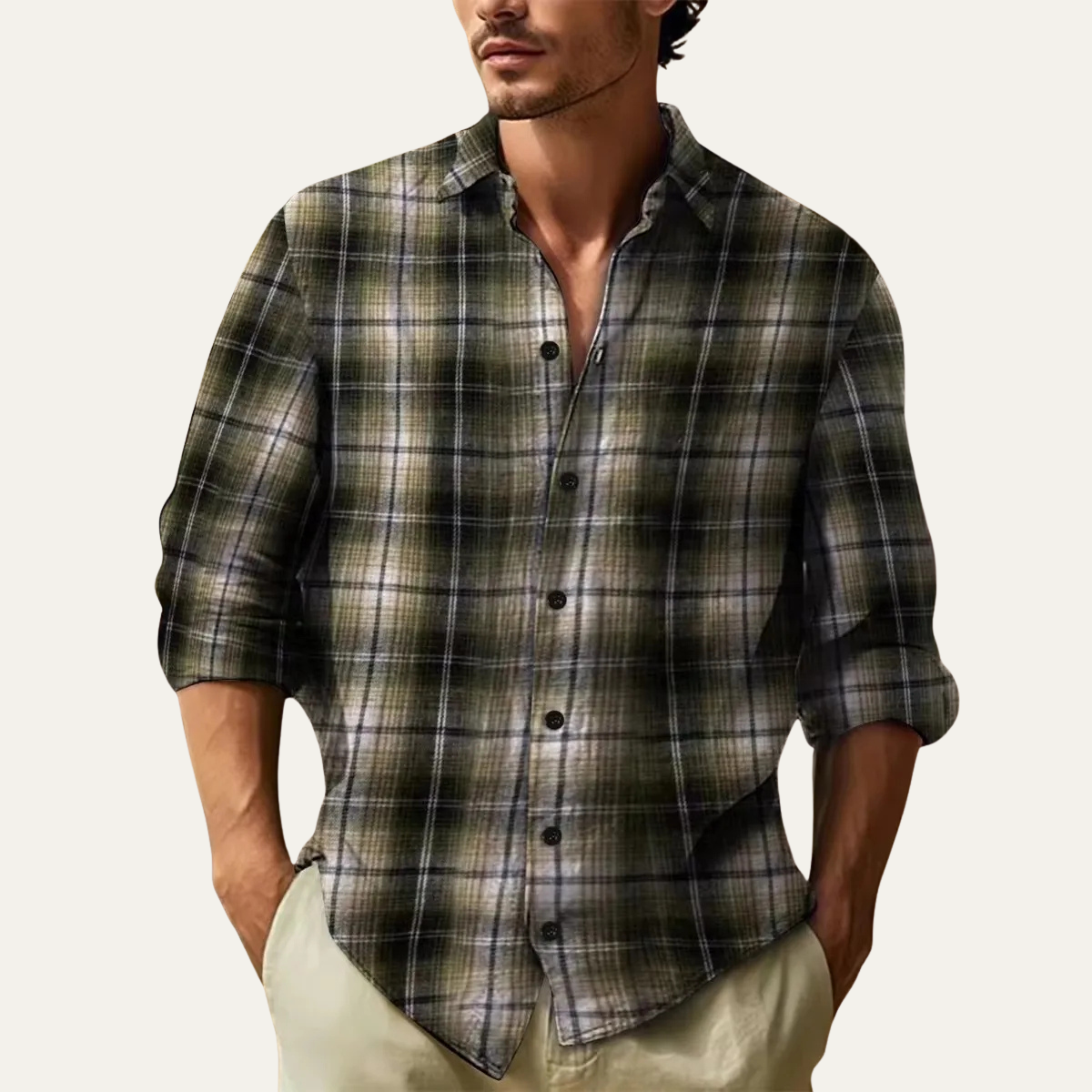 Waverley flannel shirt in Yellow