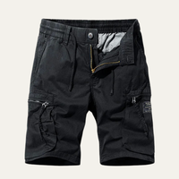 Godfrey Utility Cargo Shorts Black