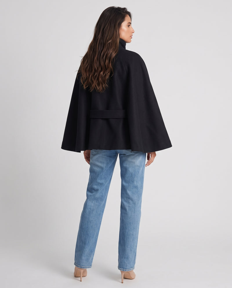 Tilly Belted Cape Jacket - back