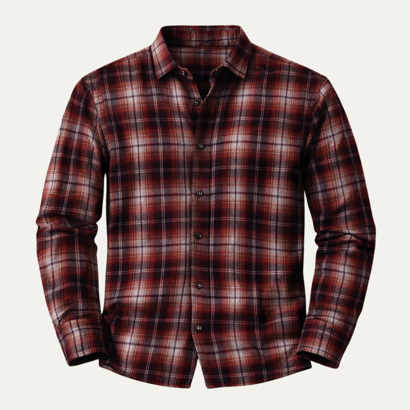 Waverley flannel shirt plaid detail