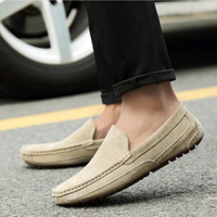Nolan | Men's Suede Slip On Driving Loafers