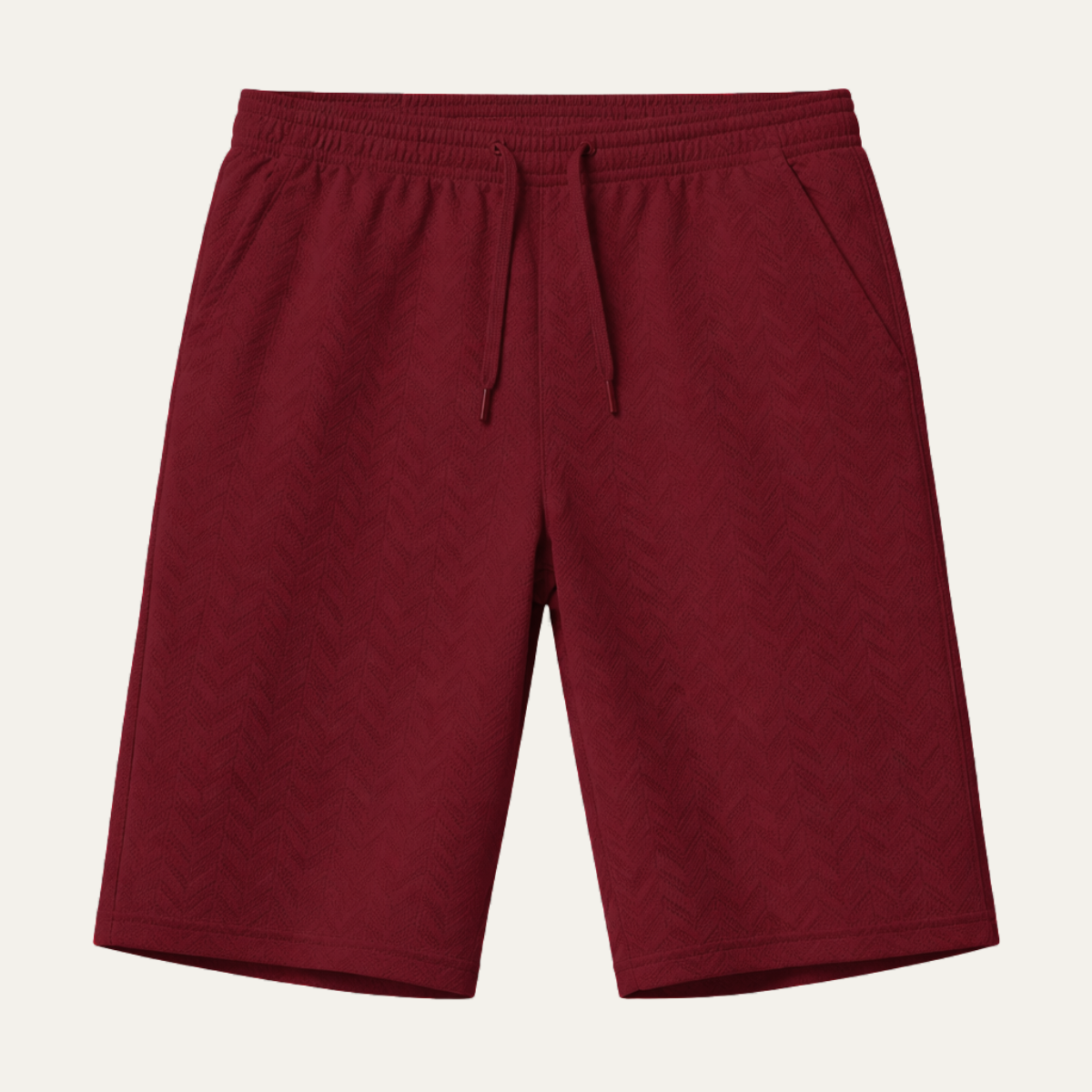 Gavin textured relaxed fit drawstring shorts