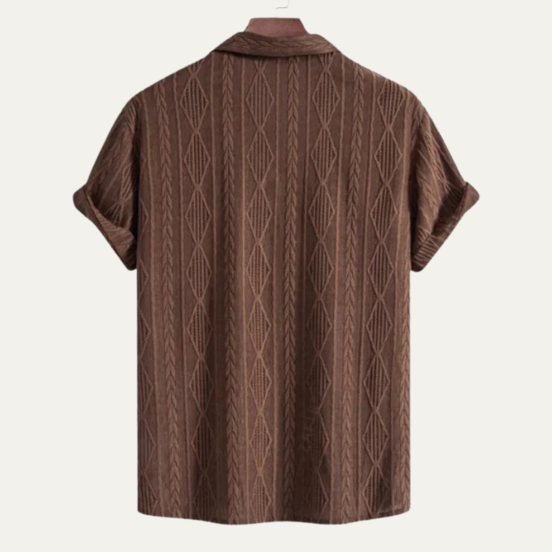 Owen | Textured Short Sleeve Summer Shirt