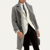 Vickery herringbone wool coat fourth view