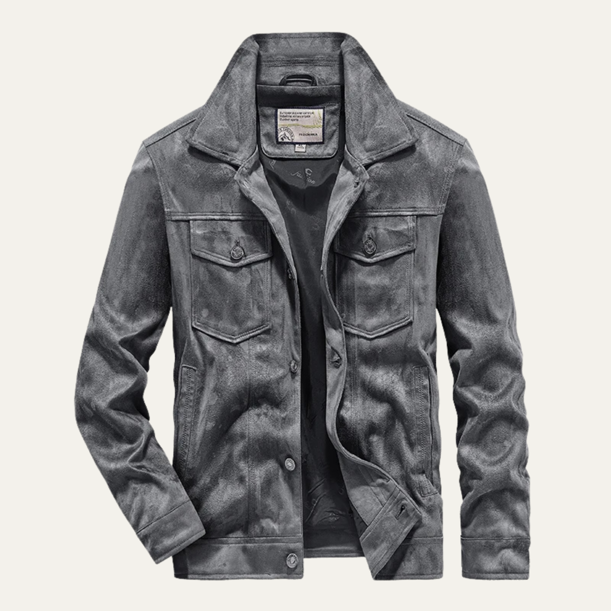 Kyle | Casual Suede Look Cargo Jacket