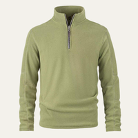 Mitchell | Half Zip Fleece Lined Knit Jumper