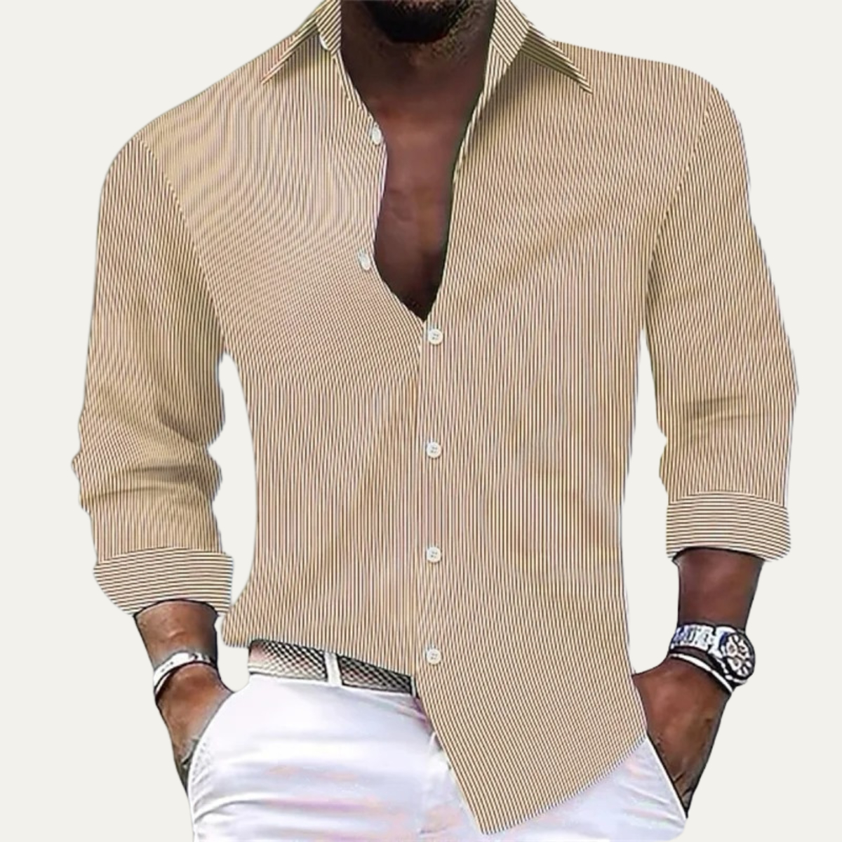 Carl shirt Beige