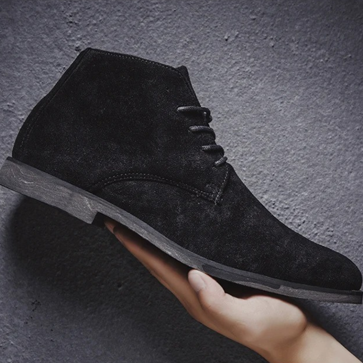 Jax | Men's Suede Lace Up Chukka Boots Crepe Sole