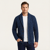 Mark | Chunky Knit Shawl Collar Cardigan