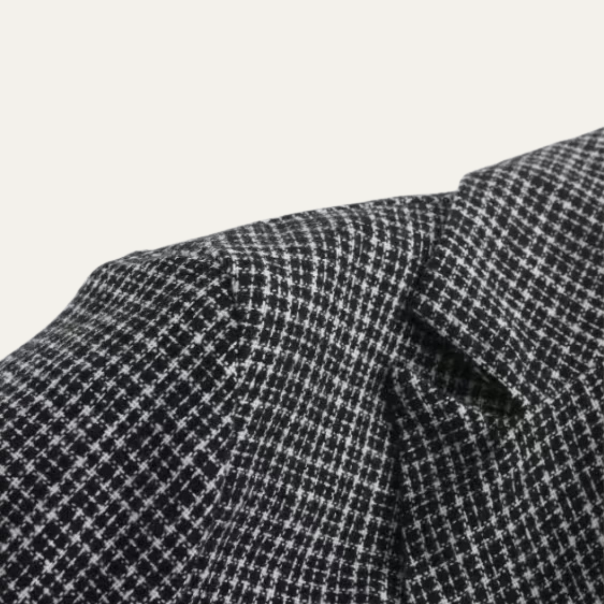 Mack | Slim Fit Double Breasted Houndstooth Tweed Blazer