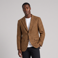 Lucas | Notch Lapel Houndstooth Slim Fit Blazer