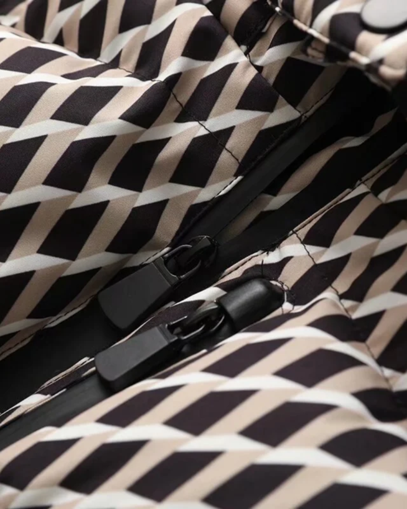 Vivienne | Hooded Belted Puffer Jacket