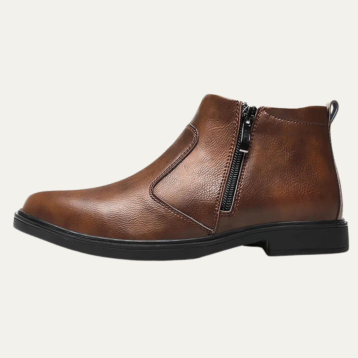 Kael men's leather Chelsea boots, view 5