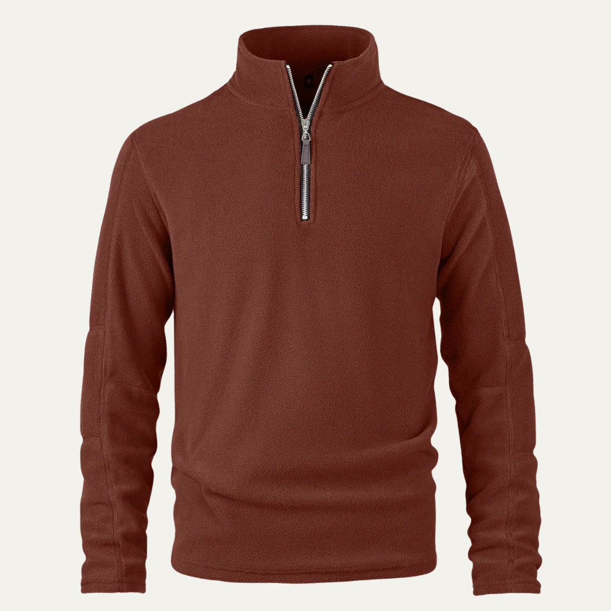 Mitchell | Half Zip Fleece Lined Knit Jumper