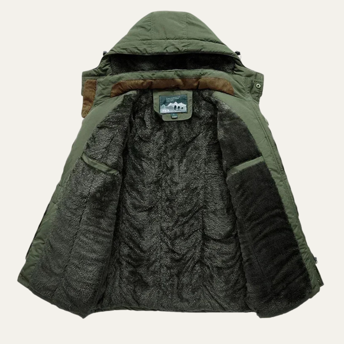 Everard parka detail view 2