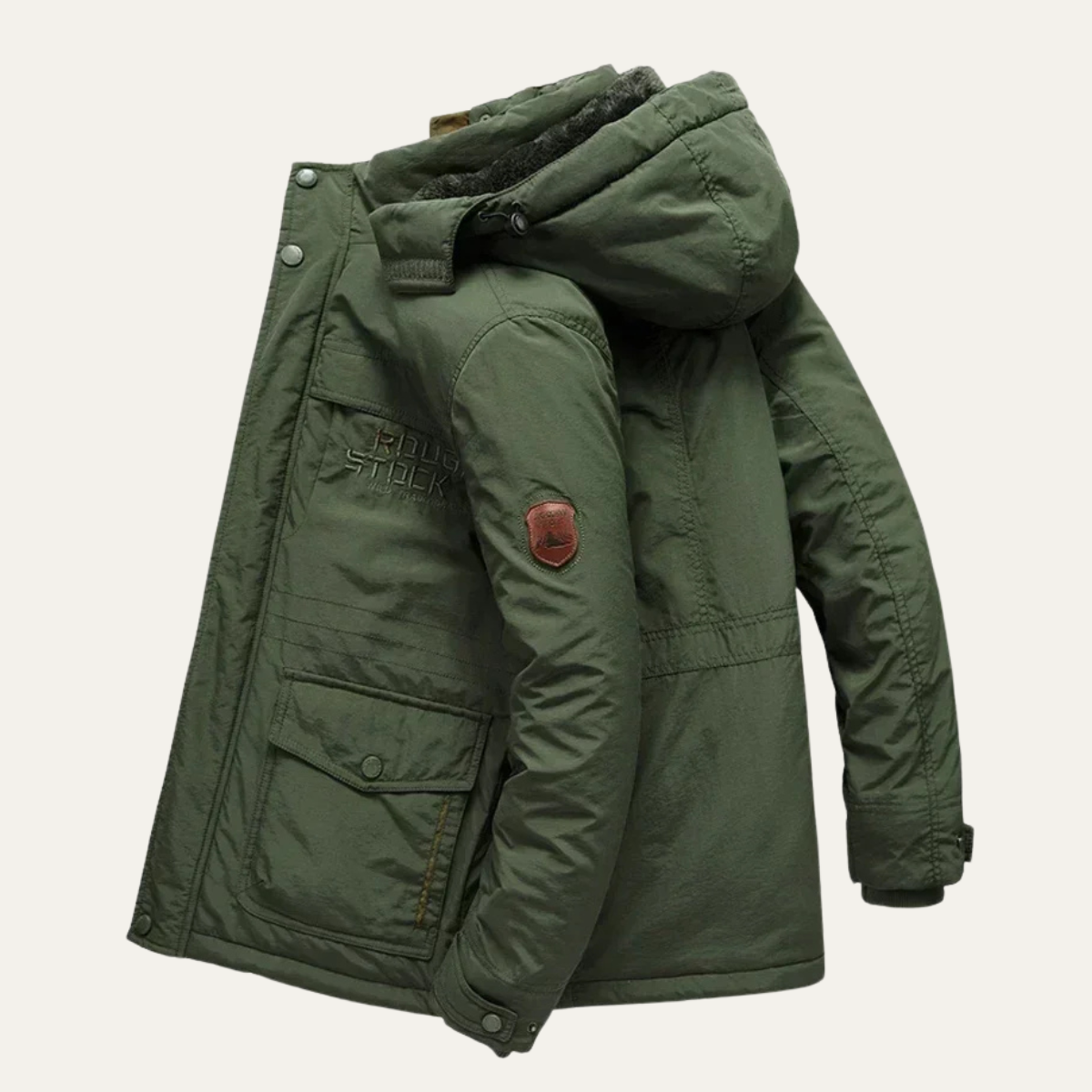Everard parka detail view 3