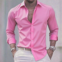 Sutton button up shirt in Pink