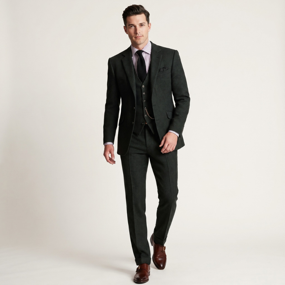 Carrick suit in Green
