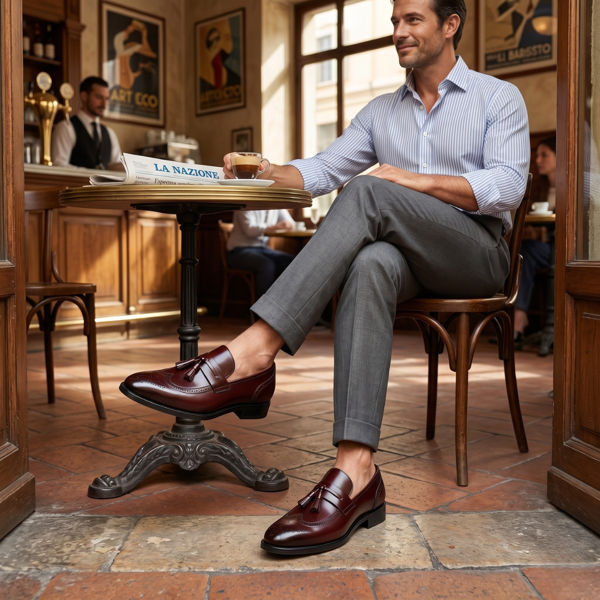 Niall tassel loafers