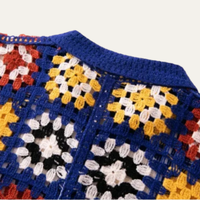 Aldous crochet polo shirt