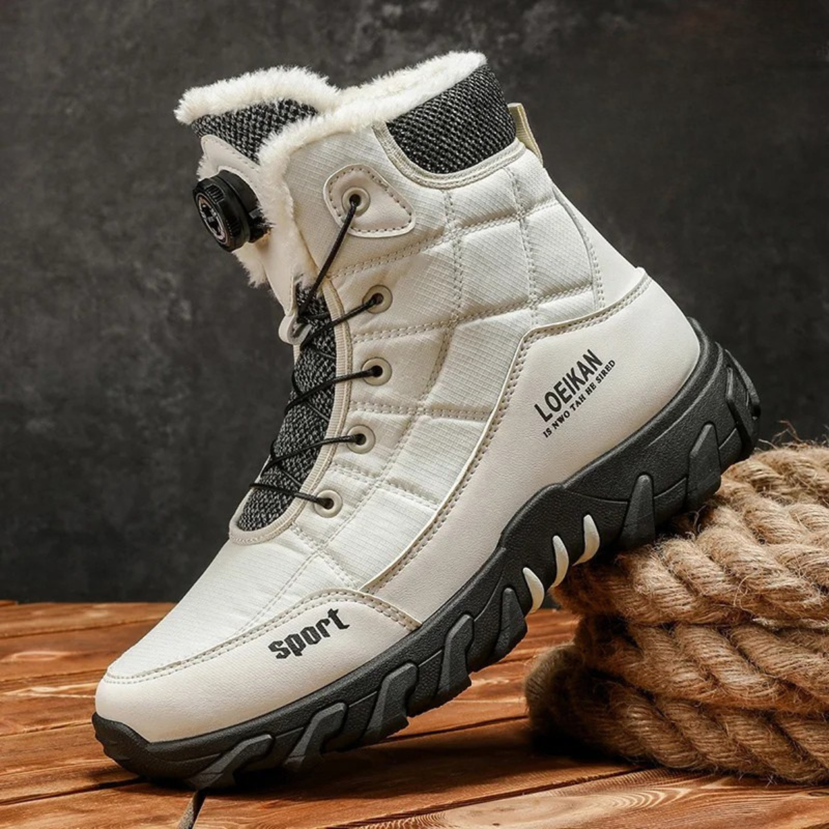 Darnley boots ankle collar detail