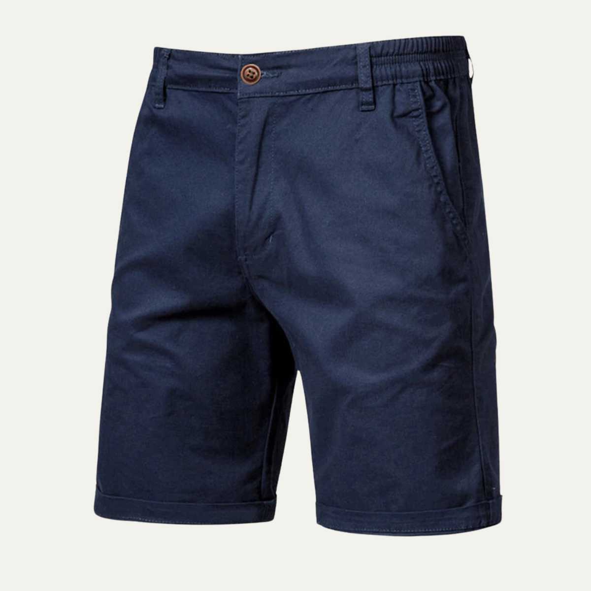 Gareth | Men's Solid Colour Cotton Breathable Chino Shorts