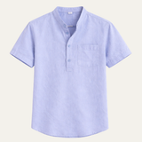 Jonathan | Breathable Button-Up Shirt with Chest Pocket
