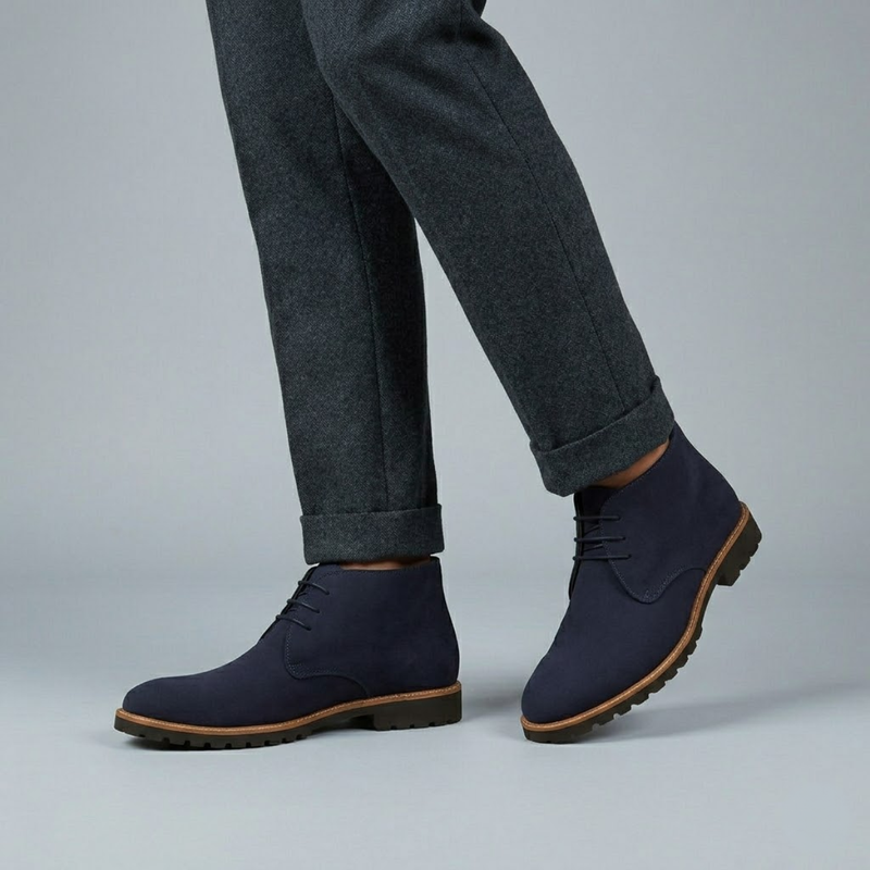 Pierce | Suede Lace-Up Chukka Boots