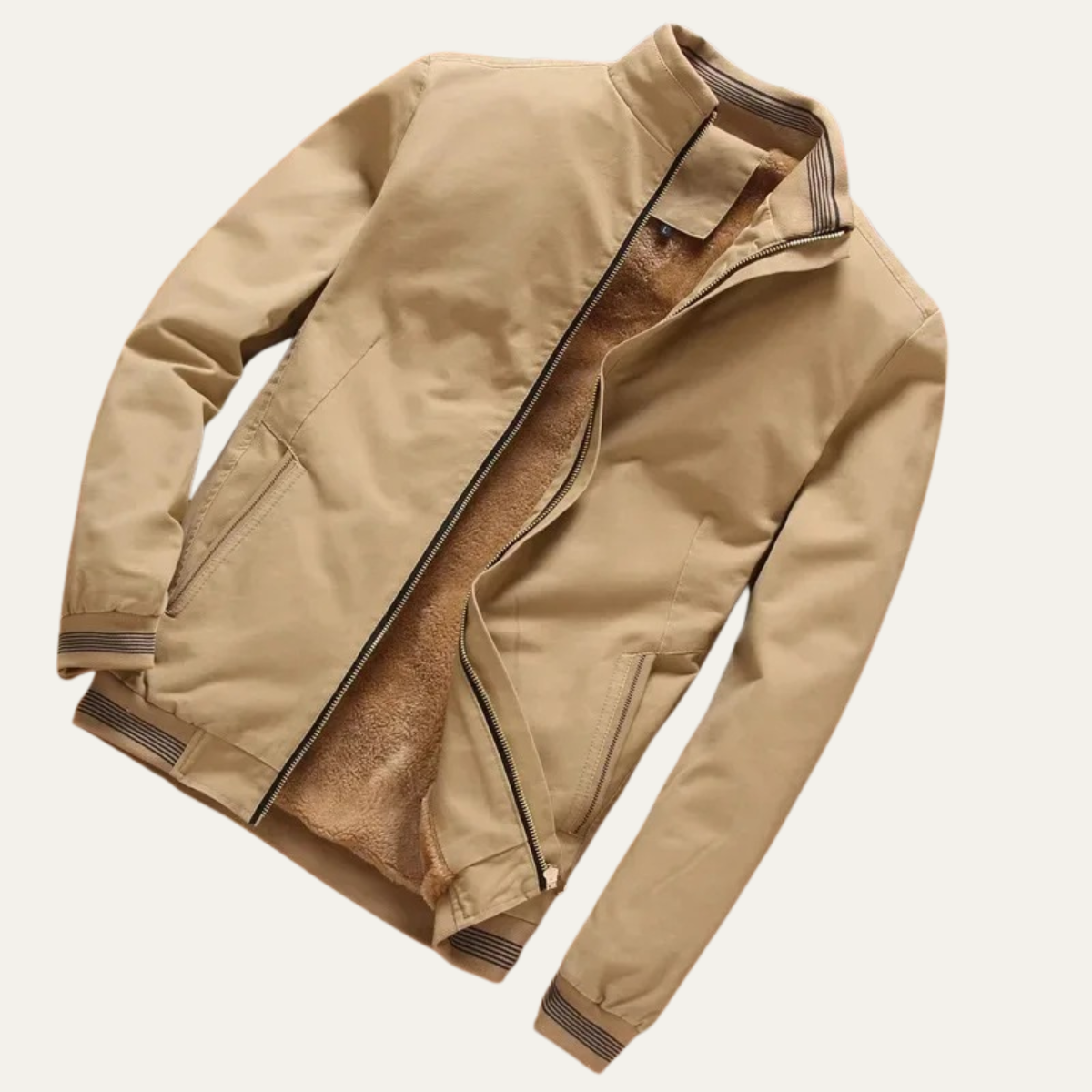 Stanmore bomber jacket in Dark Khaki
