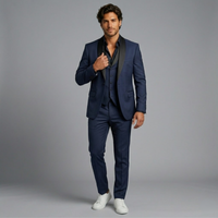 Octavius | Men's Classic 3 Piece Suit Set with Blazer, Gilet and Trousers
