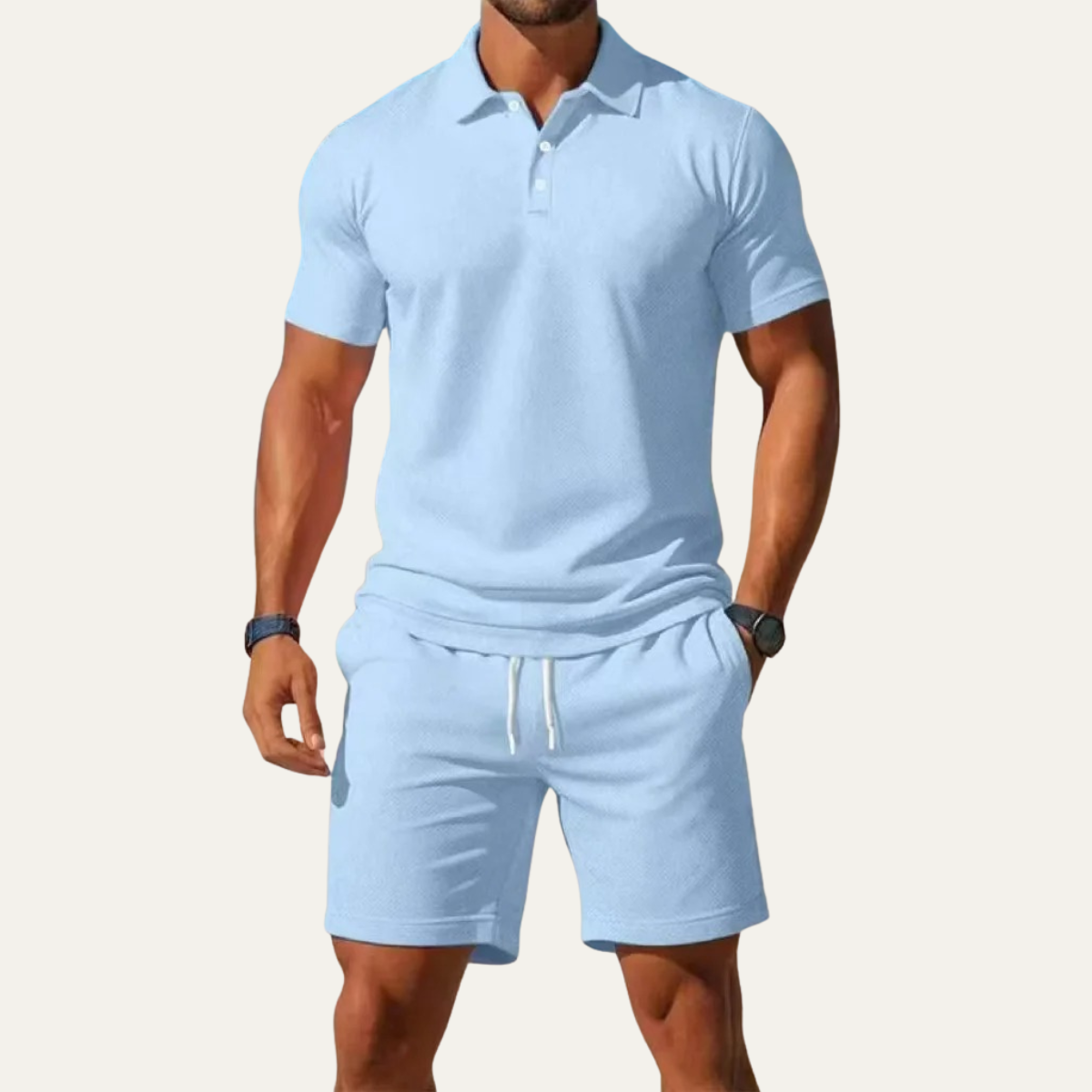 Otis | Men's Summer Polo Shirt and Shorts Two-Piece Set
