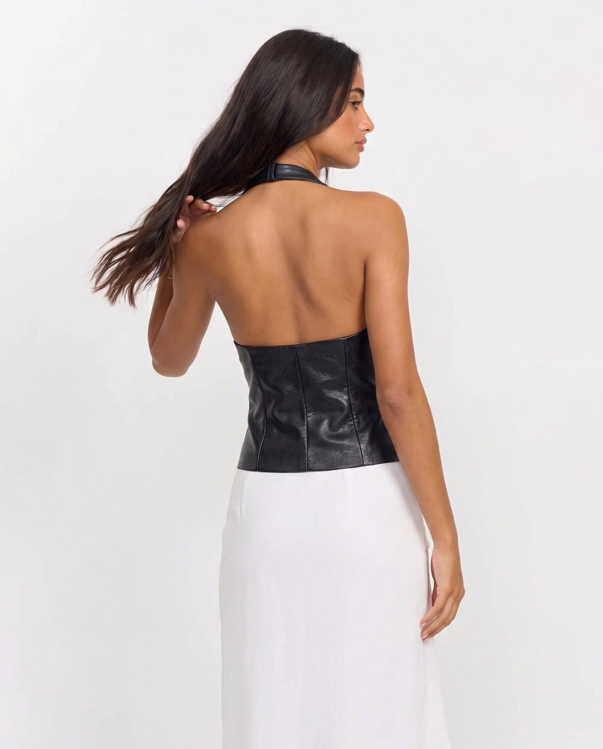 Arabella halter top back view
