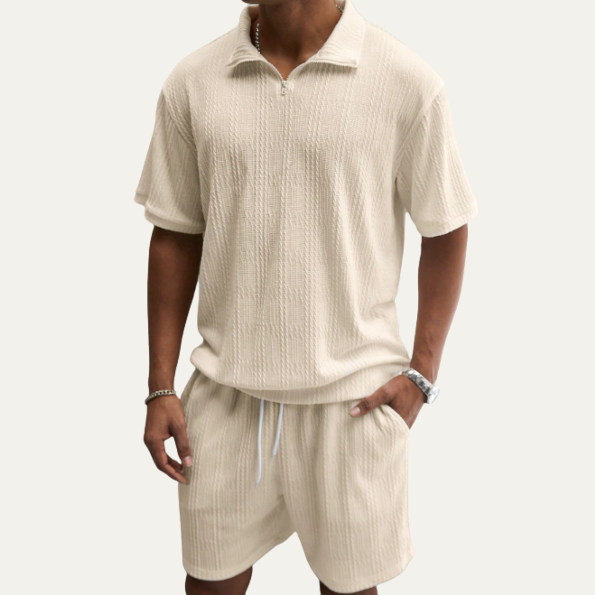 Vernon polo and shorts set sixth view