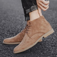 Jax men's suede chukka boots, view 8