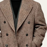 Austin | Double Breasted Tweed Wool Blend Winter Blazer