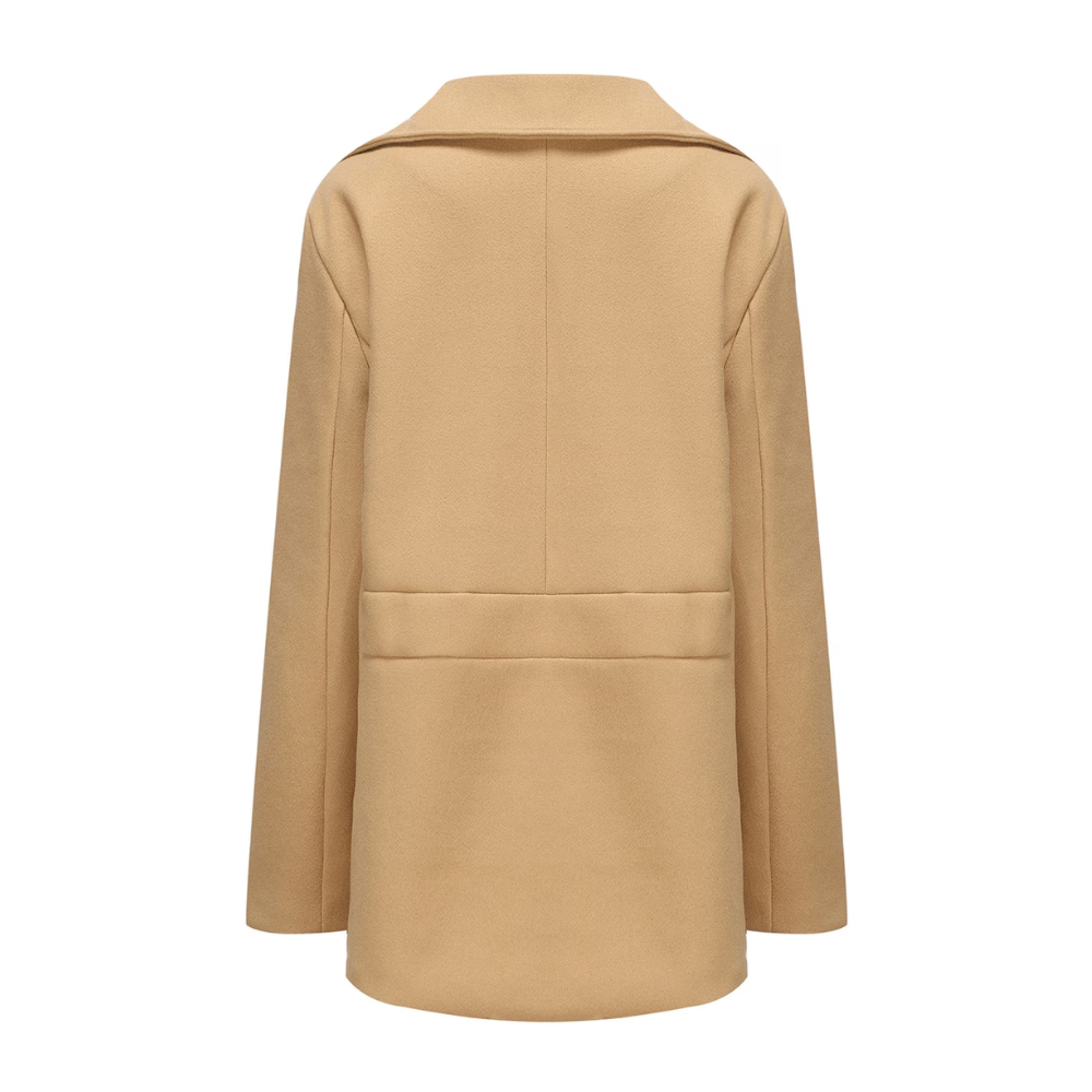 Rhys men's wool pea coat, view 12