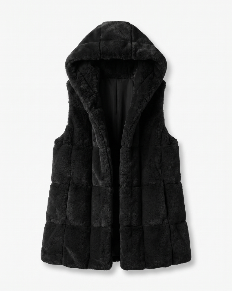 Marguerite | Hooded Quilted Longline Vest