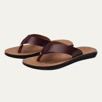 Chester thong sandals Red Brown