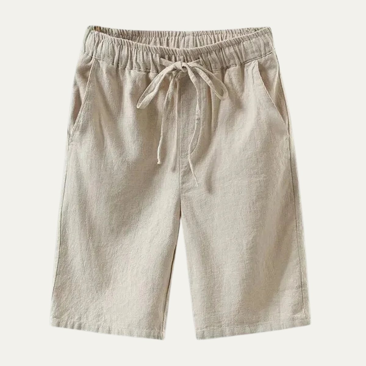 Job | Men's Lightweight Linen Drawstring Summer Shorts