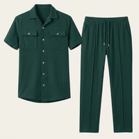 Radley | Short Sleeve Button Up Shirt and Trousers Beach Set