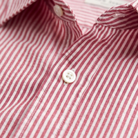 Carson | Men's Smart Classic Striped Linen Look Shirt