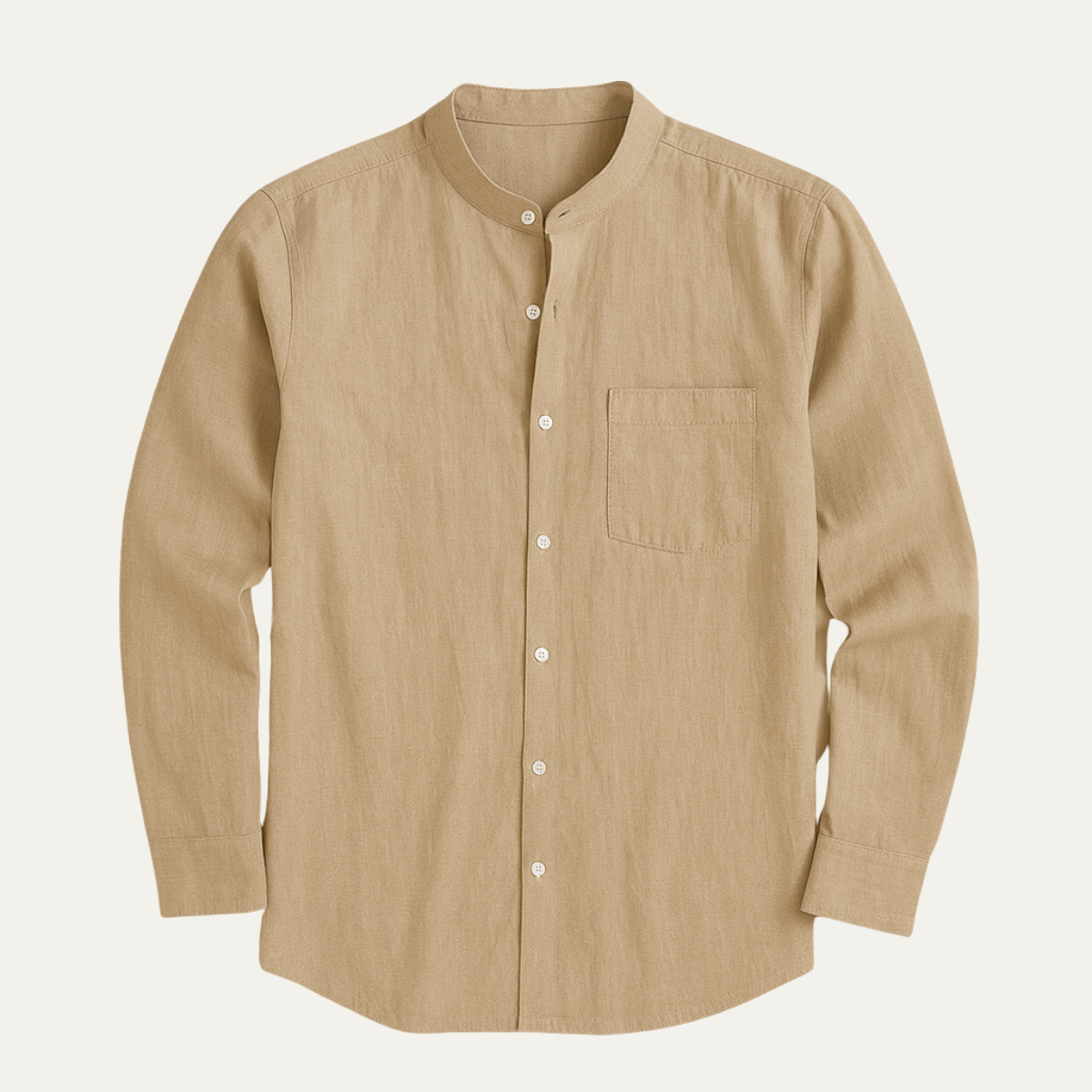 Boris | Men's Casual Button Up Linen Long Sleeve Shirt