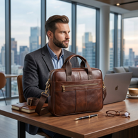 Dylan | Genuine Leather Business Shoulder Bag for Men