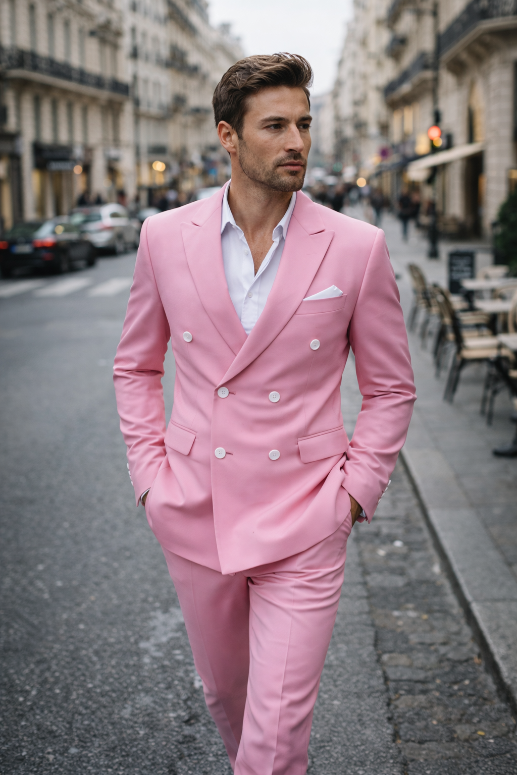 Randall | Double Breasted Suit Jacket and Trousers Set