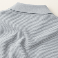 Enzo | Men's Knitted Long Sleeve Open Collar Polo Jumper