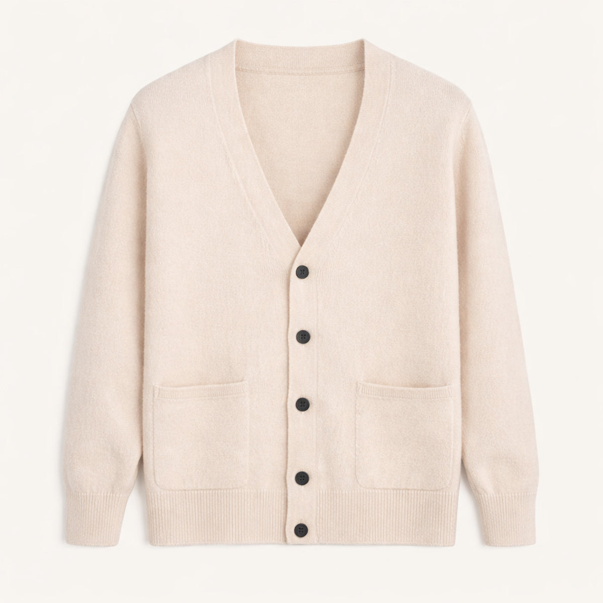 Martin | 100% Cashmere Button-Up Cardigan for Men