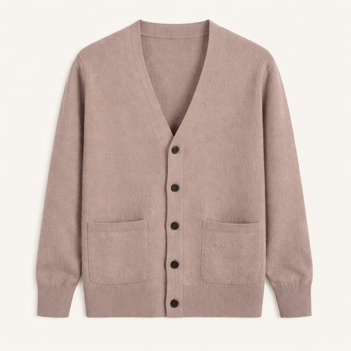 Martin | 100% Cashmere Button-Up Cardigan for Men