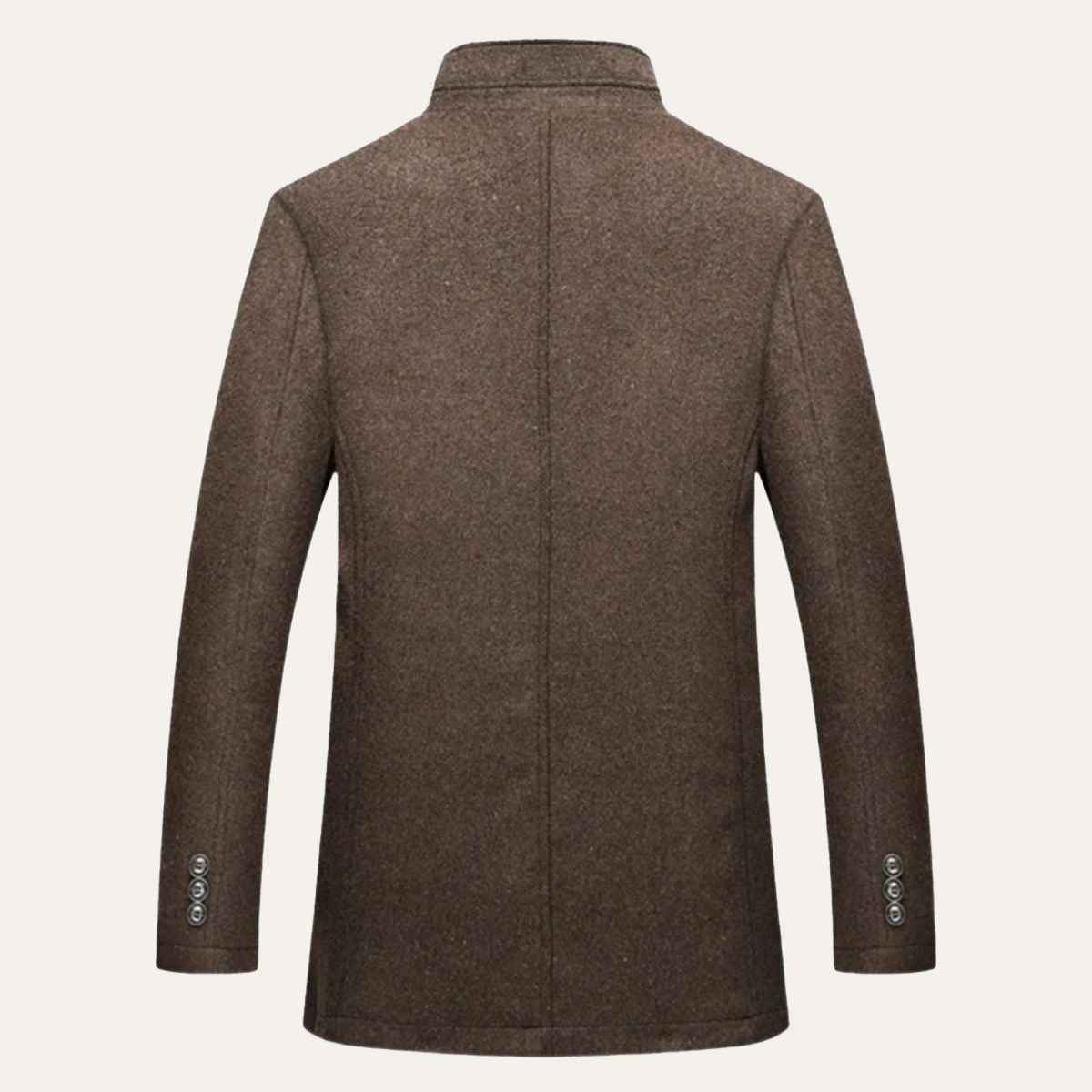 Egerton overcoat flat lay detail