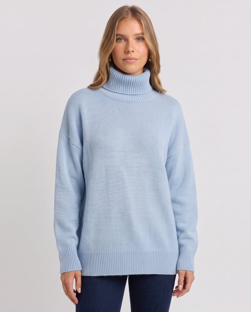 Clarisse | Women's Oversized Turtleneck Jumper